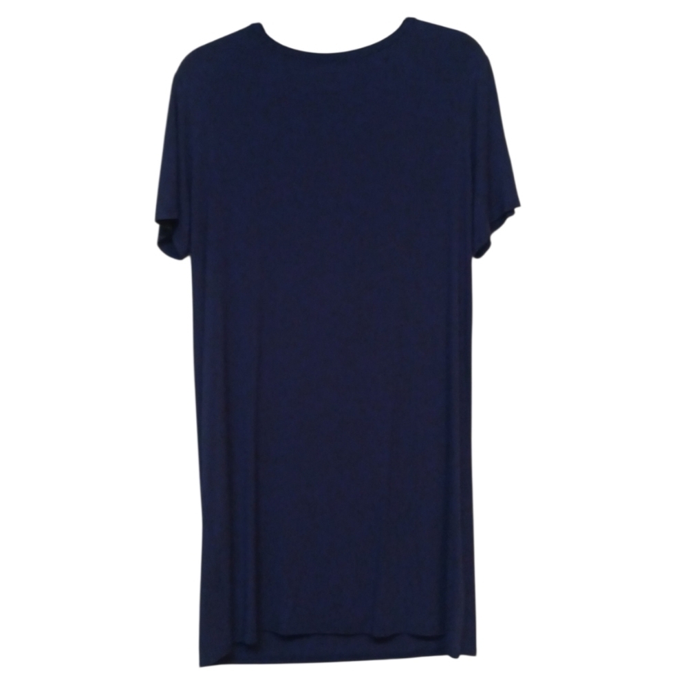 The Queen Bee -NWT,Navy Blue Mini Dress/Beach Coverup, Scoop Neck, Short Sleeves - Picture 12 of 12